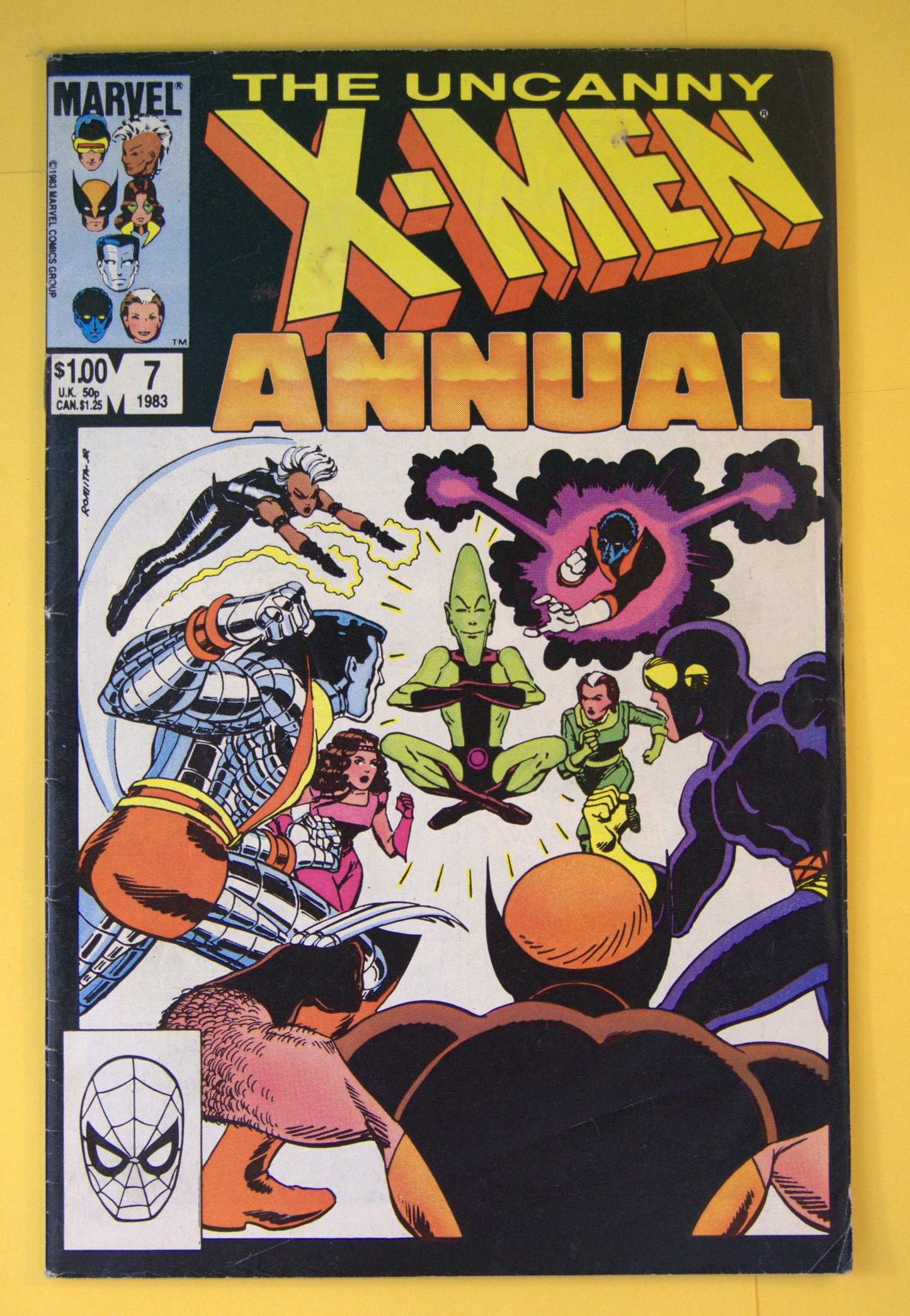X-Men Annual #7 (1983 Newsstand, Marvel Comics)