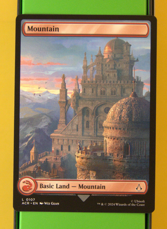 Mountain Extended Art 107 MTG card (Assassin’s Creed ACR)
