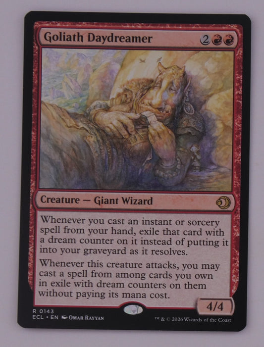 Goliath Daydreamer MTG rare Giant Wizard card from Lowryn: Eclipsed regular finish