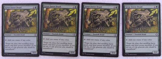 Great Forest Druid Lowryn: Eclipsed 0178 MTG x4 green Treefolk mana dork DM Vault Co