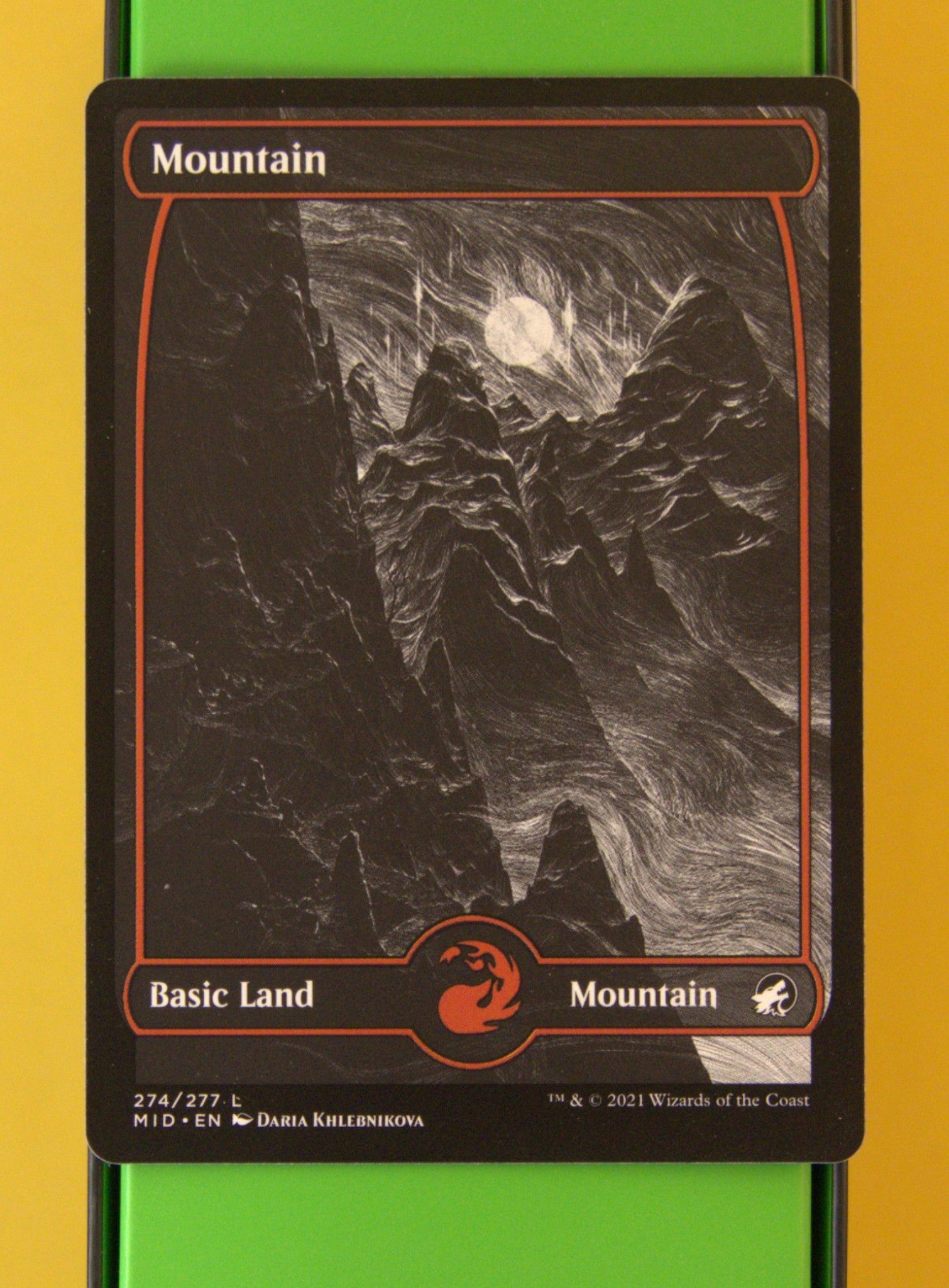 Mountain Extended Art #274 MID — MTG Basic Land