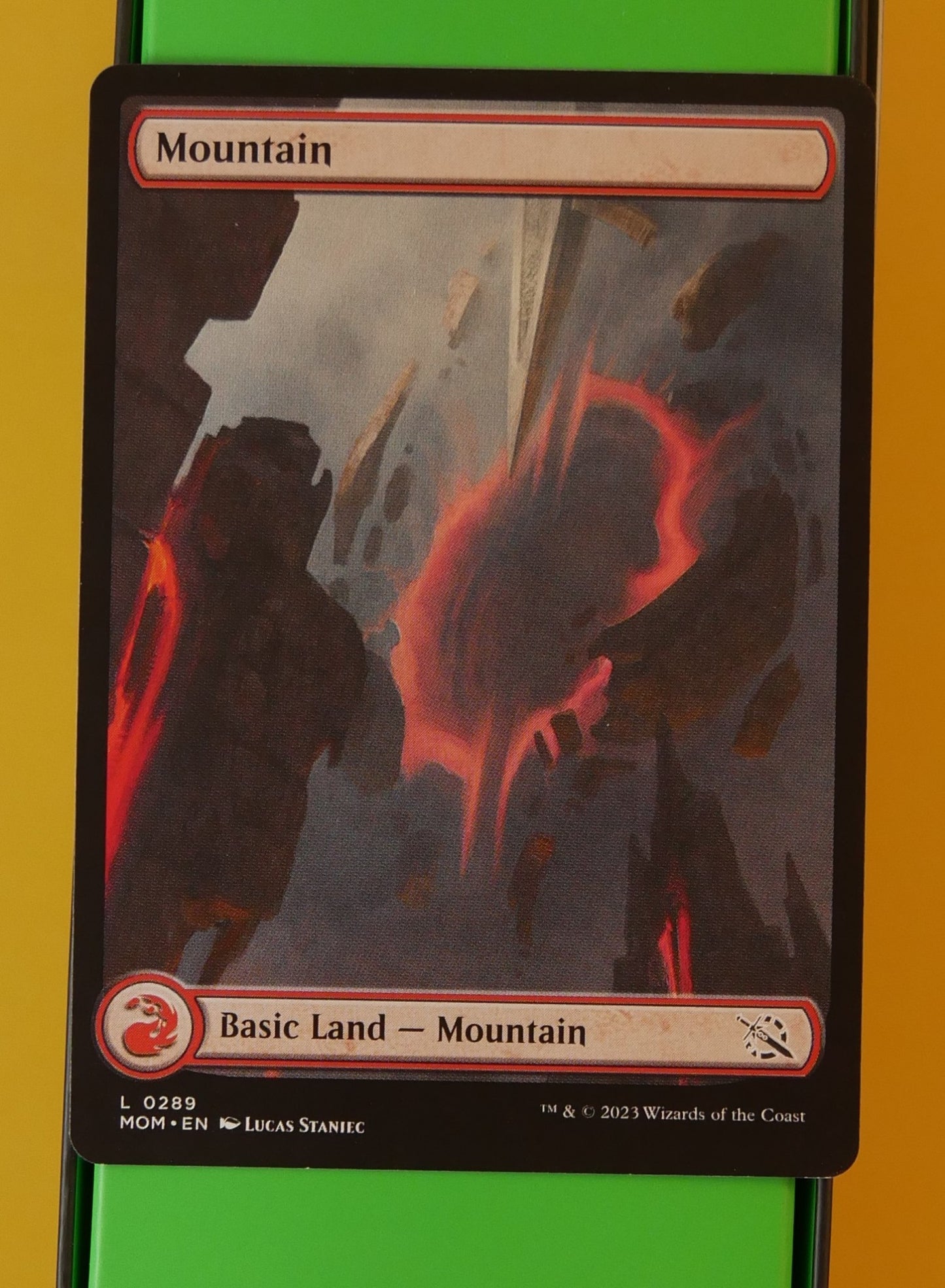 DM Vault Co. — Mountain Extended Art Foil #289 — March of the Machine
