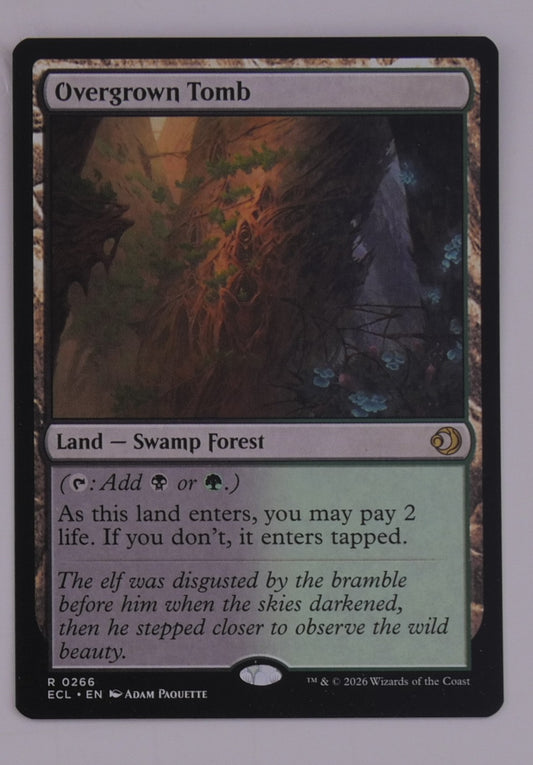 Overgrown Tomb Lorwyn Eclipse MTG shock land card ECL 0266