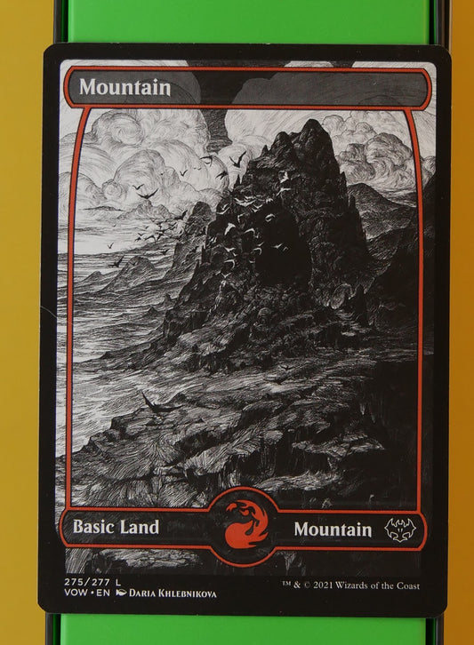 Mountain Extended Art 275/277 MTG card (VOW)
