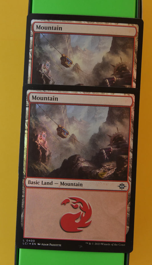 Mountain Foil 400 MTG card (LCI Lost Caverns of Ixalan)
