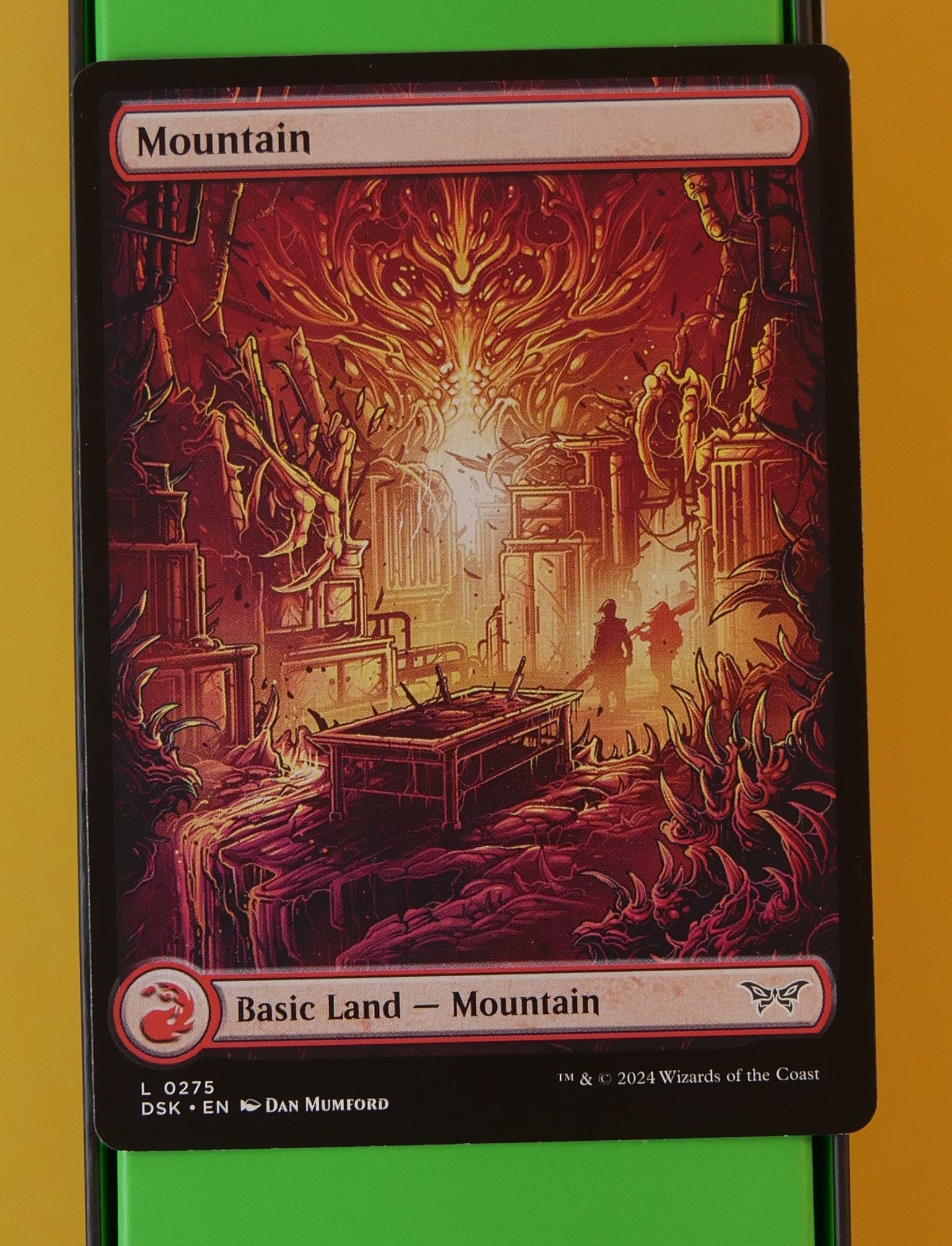 Mountain Extended Art 275 MTG card (DSK Duskmourn)
