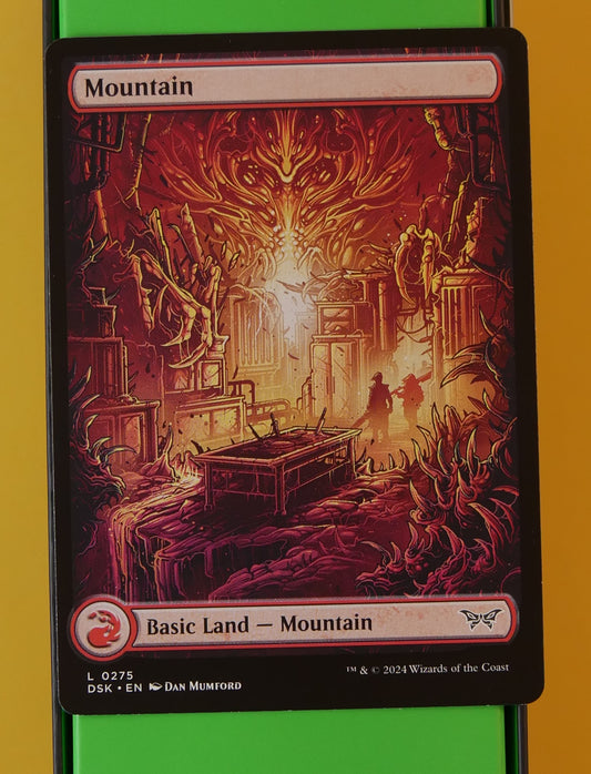 Mountain Extended Art 275 MTG card (DSK Duskmourn)
