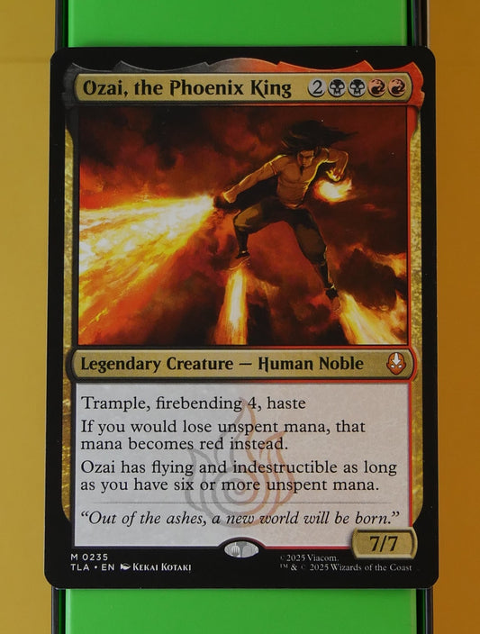Ozai the Phoenix King mythic MTG card.