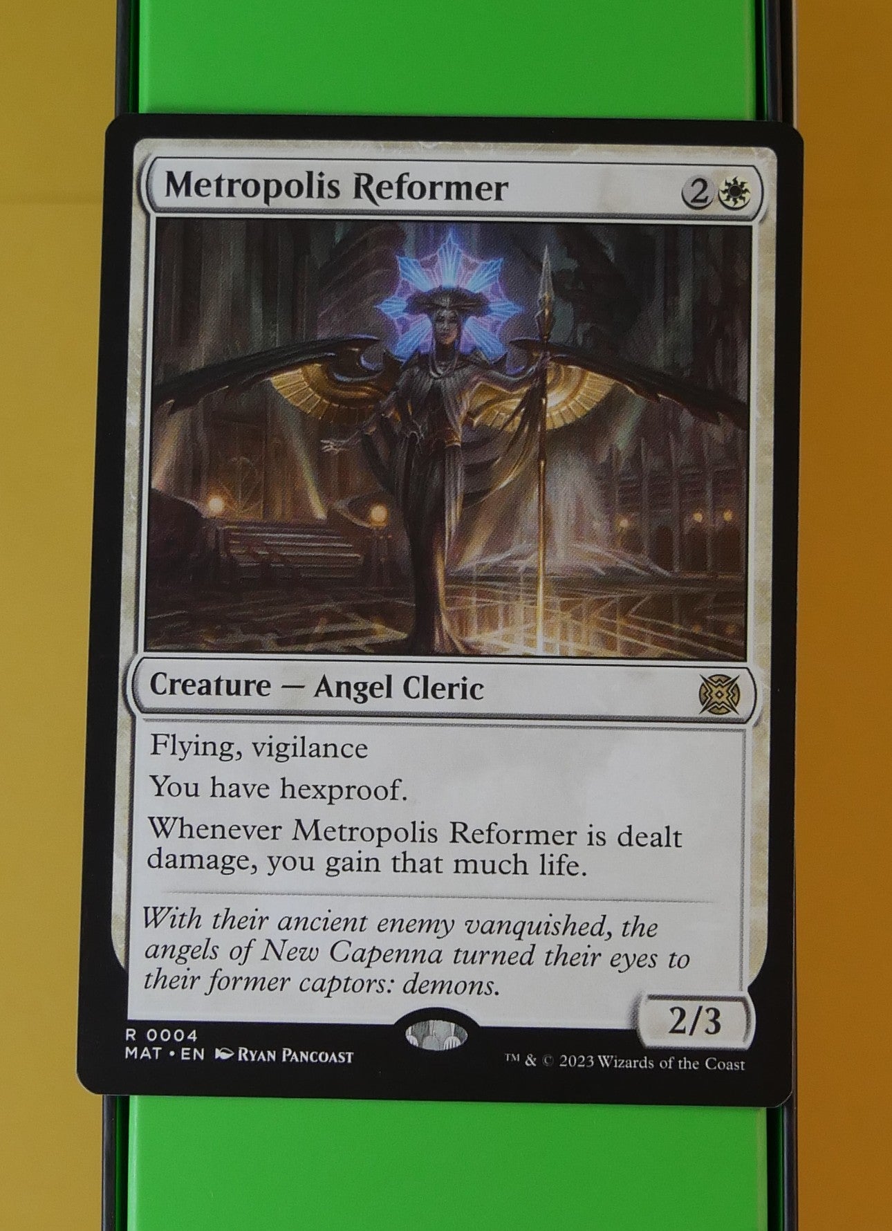 Metropolis Reformer MTG rare card from March of the Machine Aftermath #004

