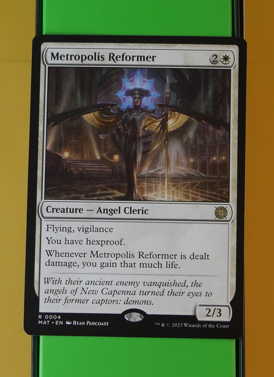Metropolis Reformer MTG rare card from March of the Machine Aftermath #004
