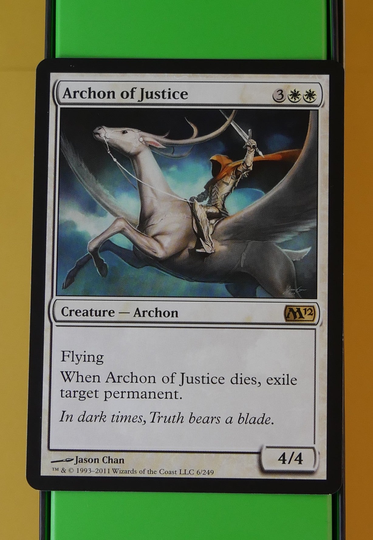 Archon of Justice rare creature from Magic 2012 (M12)
