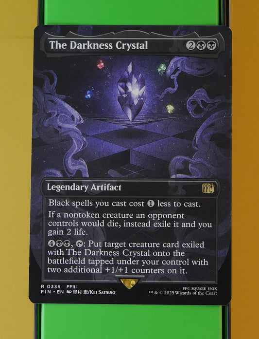 The Darkness Crystal extended art legendary artifact from Final Fantasy

