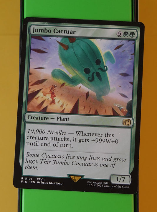 Jumbo Cactuar regular rare from Universes Beyond: Final Fantasy
