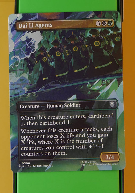 Dai Li Agents extended art from Avatar: The Last Airbender
