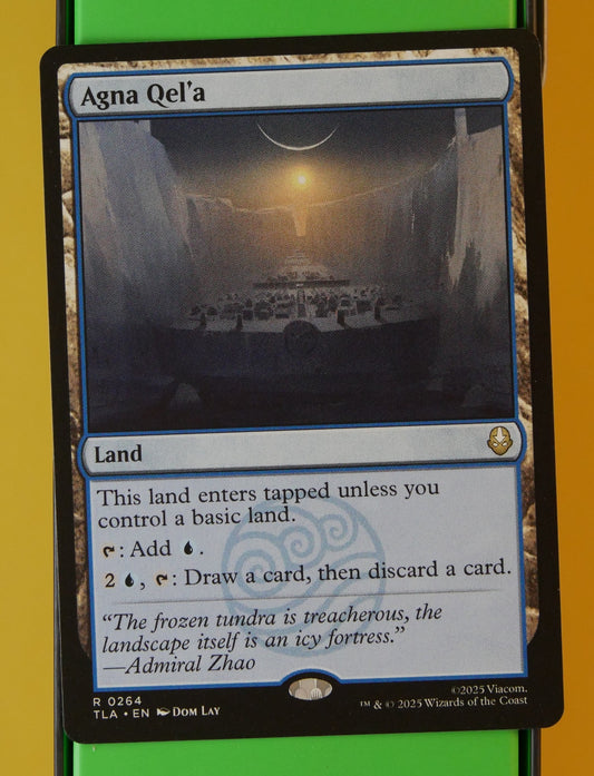 Agna Qel’a Avatar The Last Airbender TLA Rare Land card
