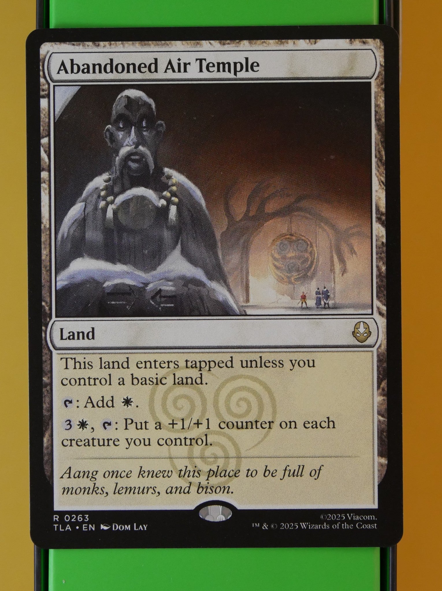 Abandoned Air Temple Avatar The Last Airbender TLA Rare Land card
