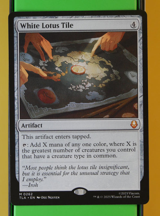 White Lotus Tile – Avatar: The Last Airbender mythic colorless artifact MTG card.
