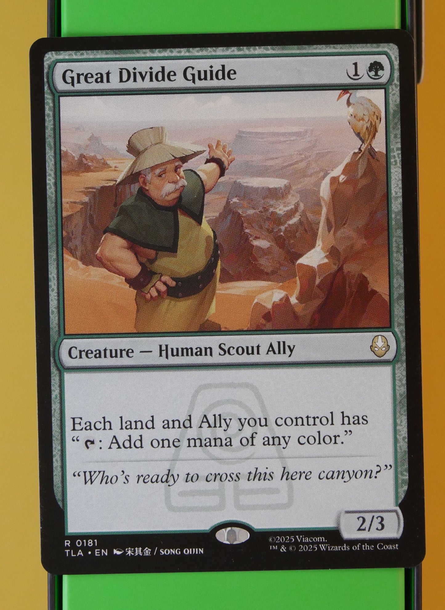Great Divide Guide – Avatar: The Last Airbender rare green Ally MTG card.
