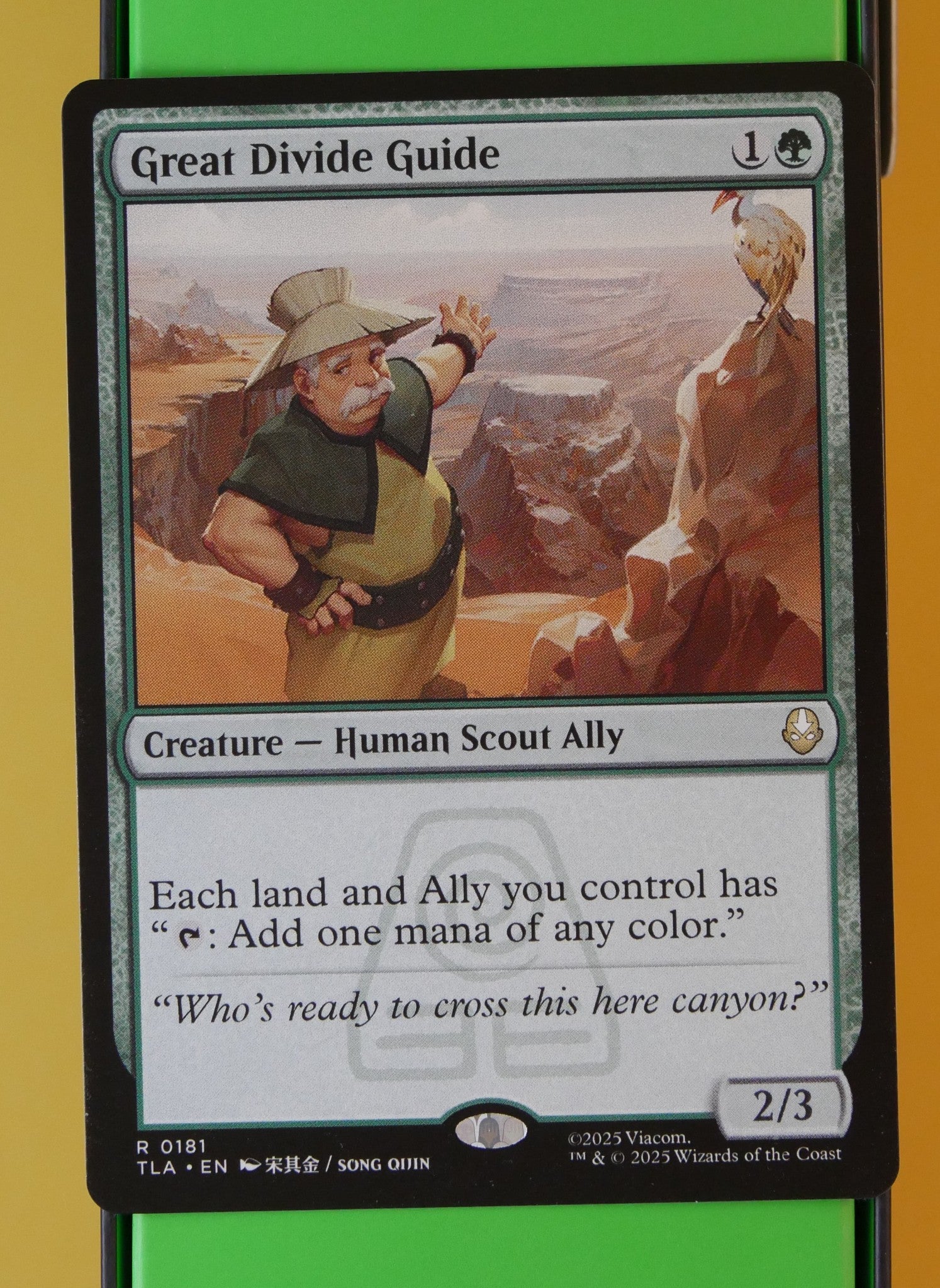 Great Divide Guide – Avatar: The Last Airbender rare green Ally MTG card.
