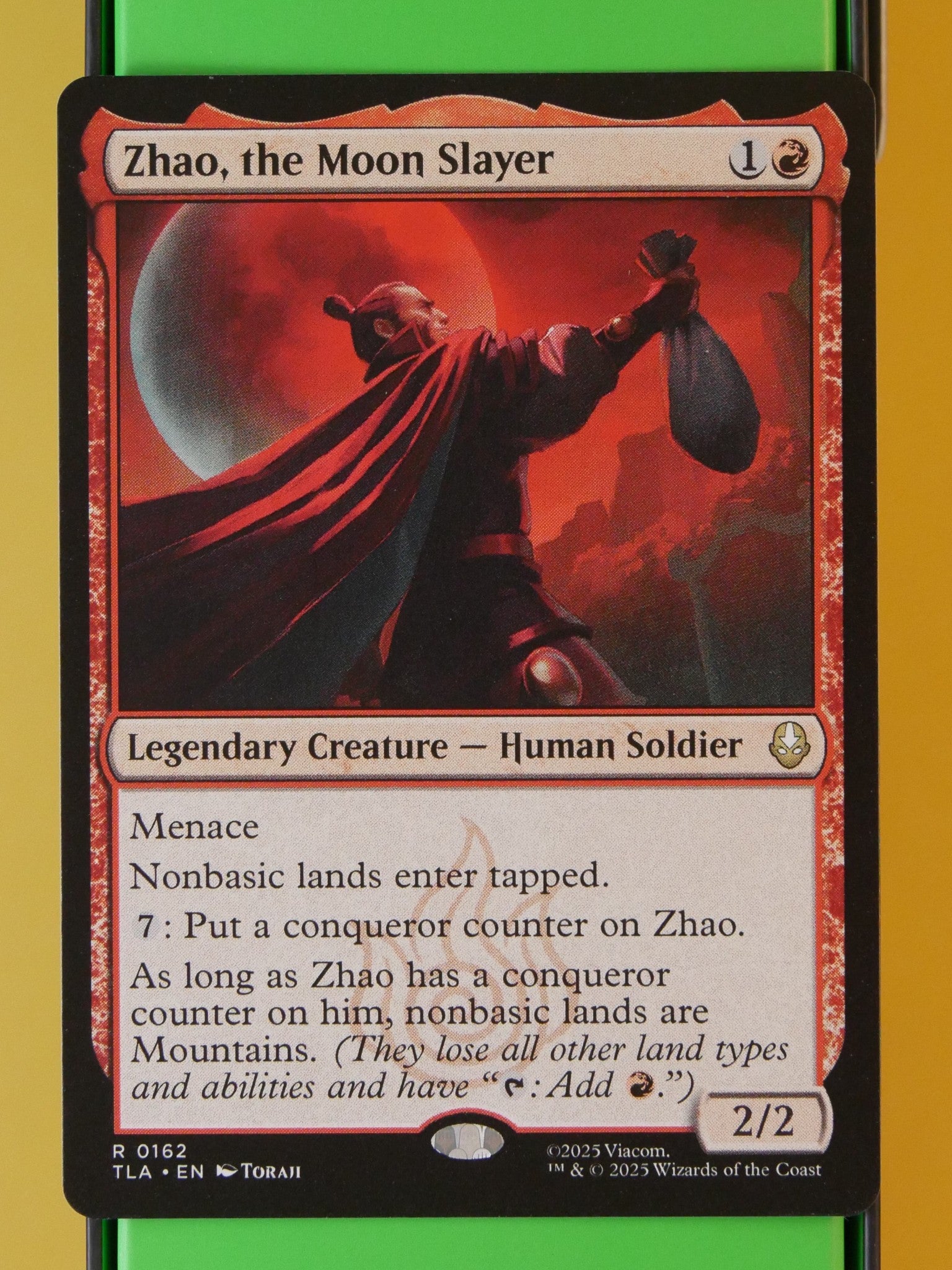 Zhao, the Moon Slayer – Avatar: The Last Airbender rare legendary creature MTG card.
