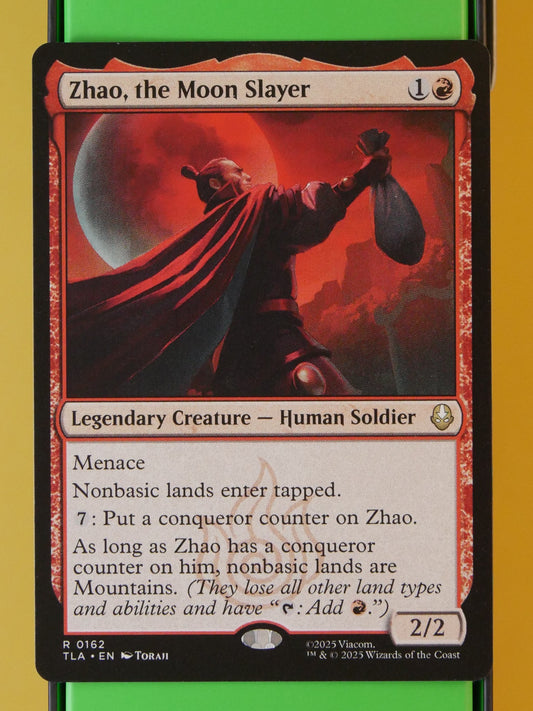 Zhao, the Moon Slayer – Avatar: The Last Airbender rare legendary creature MTG card.
