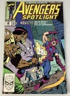 Avengers Spotlight 30 Marvel Comics 1990 Hawkeye armored costume cover art
