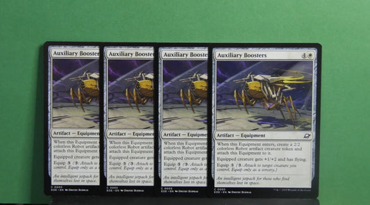 MTG EOE: X4 Auxiliary Boosters (Artifact) 0005 Edge of Eternities Regular Common