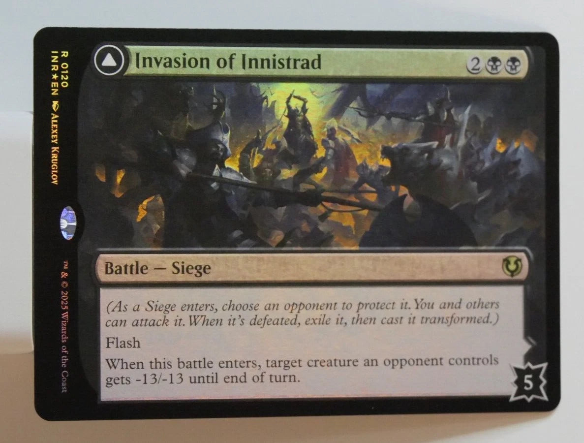 Invasion of Innistrad Foil INR 120 Magic The Gathering card