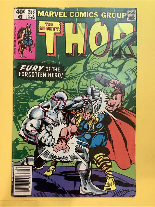 The Mighty Thor #288 Newsstand Variant (Marvel Comics October 1979)