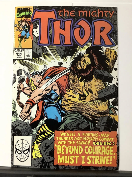 The Mighty Thor #414 (Marvel Comics February 1990) Hercules Appearance