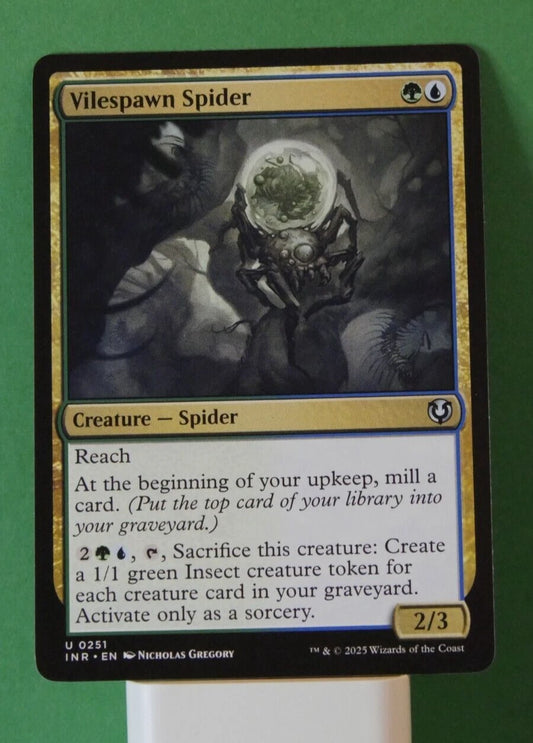 Vilespawn Spider Innistrad Remastered MTG creature card artwork