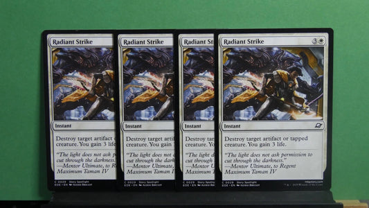 MTG EOE: X4 Radiant Strike (Instant) Edge of Eternities Regular Common 0029