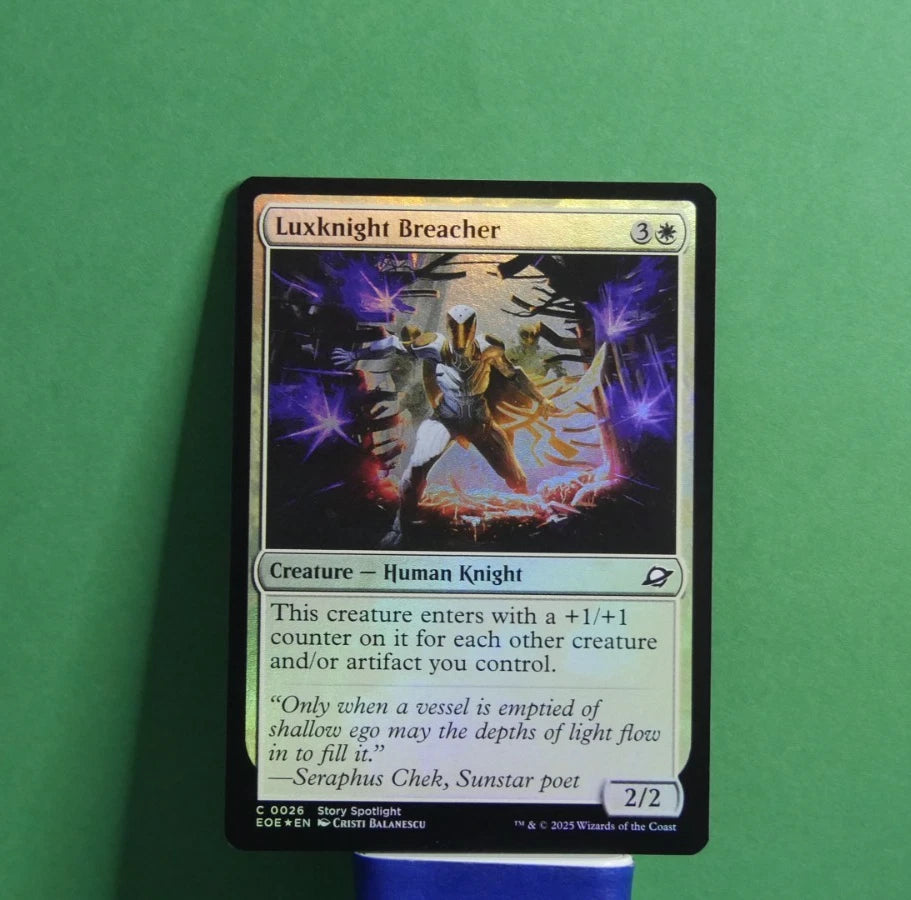 MTG EOE: Luxknight Breacher (Creature) Edge of Eternities Common Foil 0026