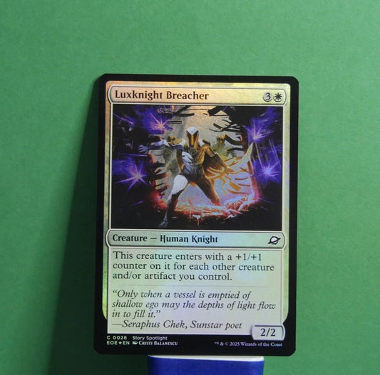 MTG EOE: Luxknight Breacher (Creature) Edge of Eternities Common Foil 0026