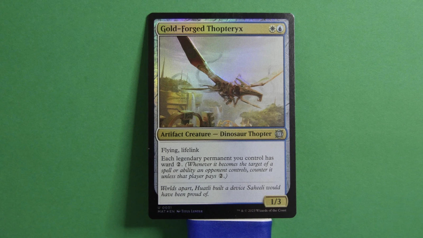 MTG MAT: Gold-Forged Thopteryx (Artifact Creature) Uncommon Foil 0031