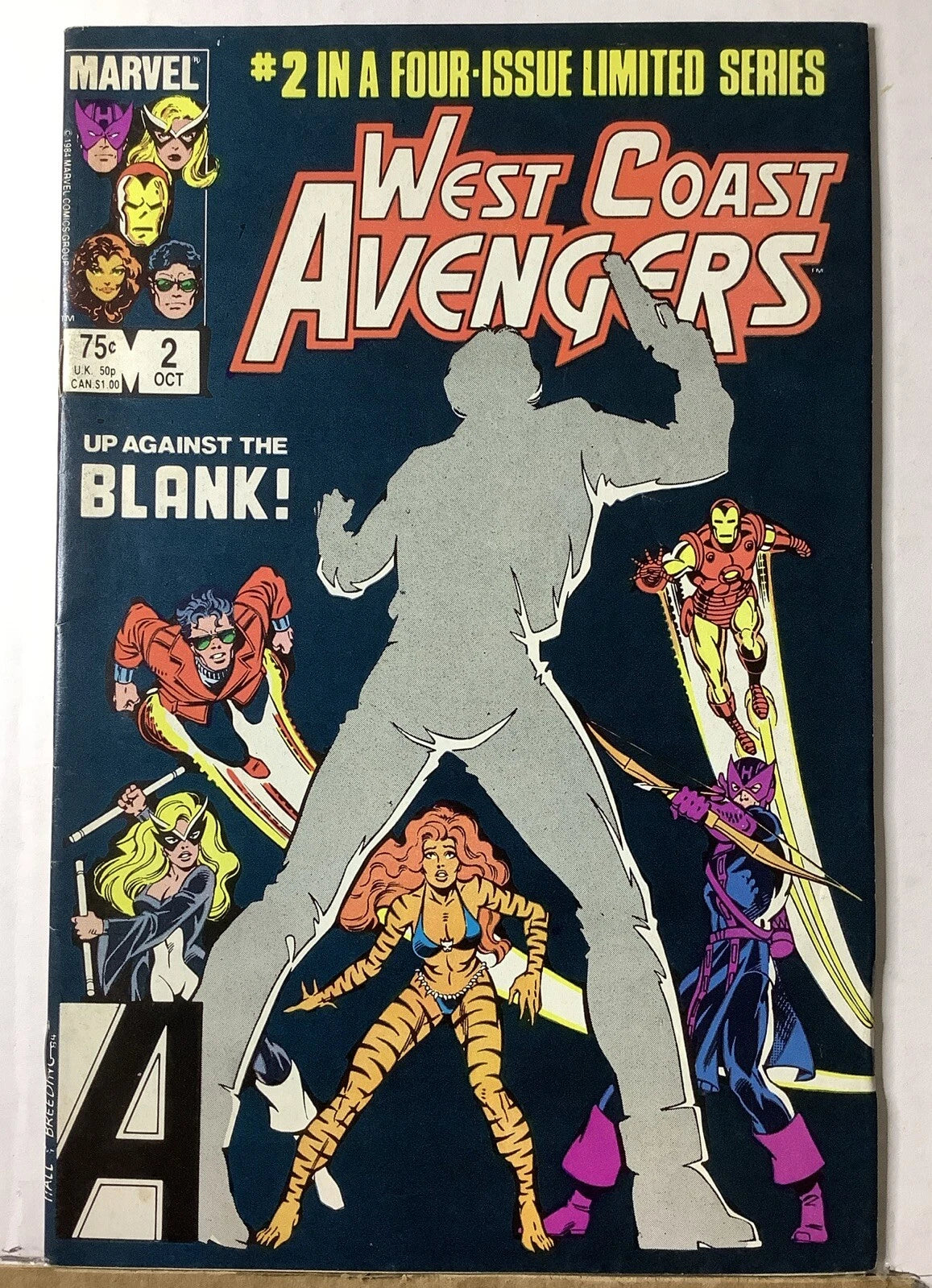 West Coast Avengers #2 (1984) — Marvel Direct Edition, Iron Man Hawkeye Tigra