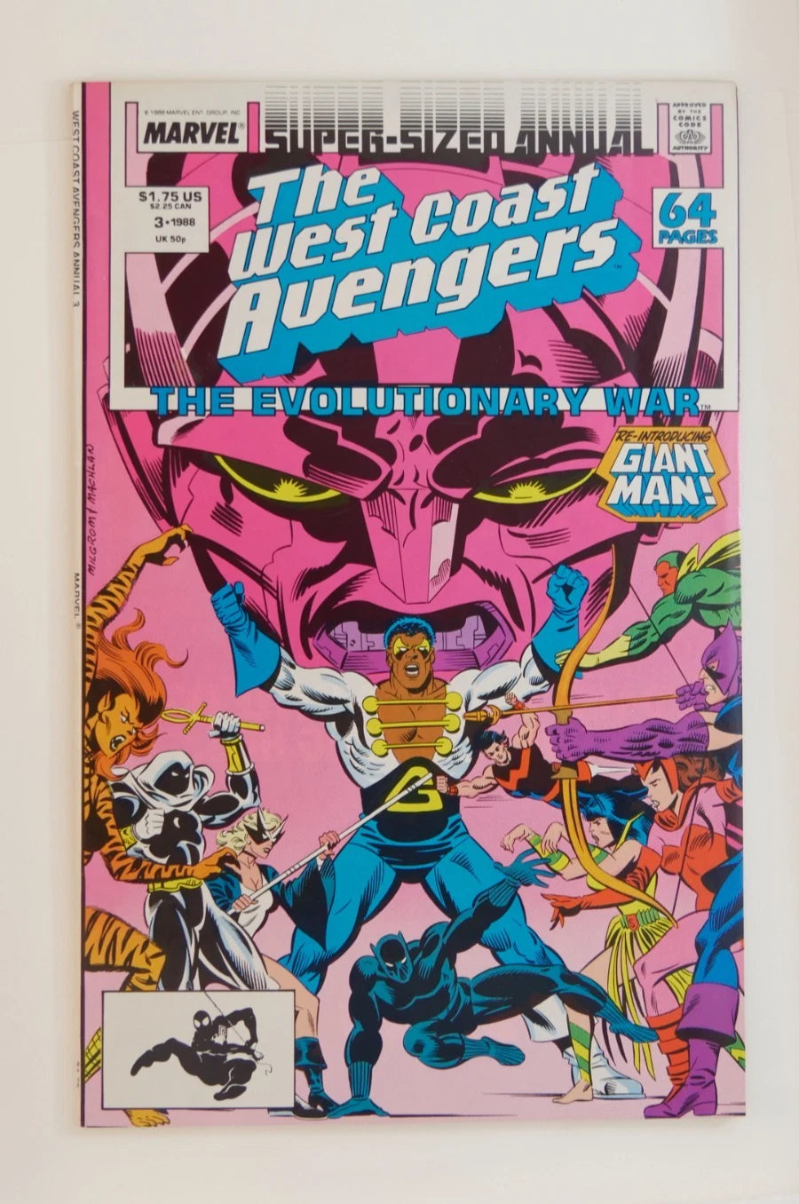 West Coast Avengers Annual #3 (1988) — Marvel Direct Edition, Black Panther Appearance