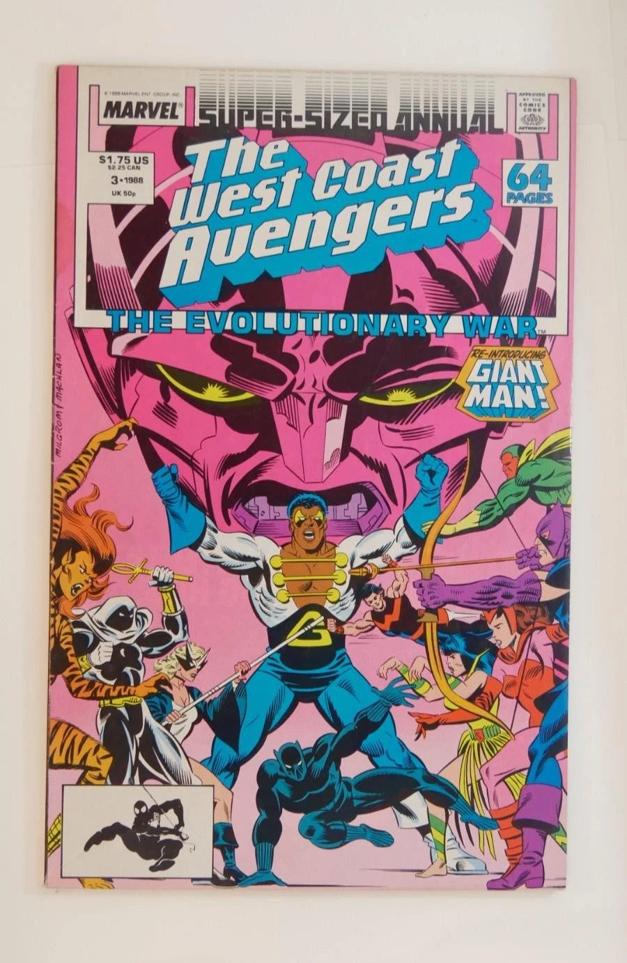 West Coast Avengers Annual #3 (1988) — Marvel Direct Edition, Black Panther Appearance