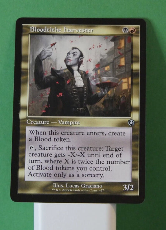 Bloodtithe Harvester retro frame Vampire creature from Innistrad Remastered MTG