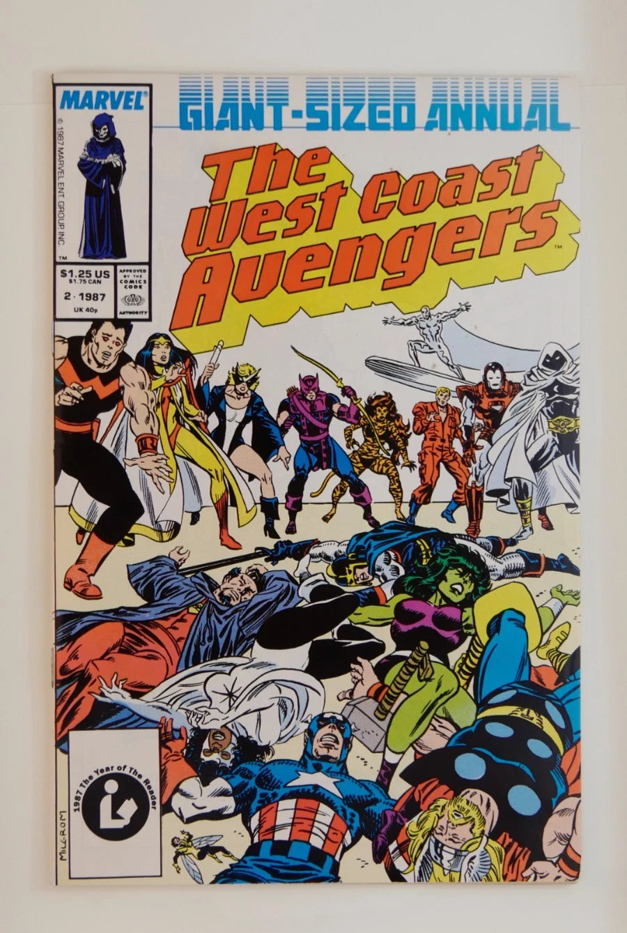 West Coast Avengers Annual #2 (1987) — Marvel Direct Edition, Captain America