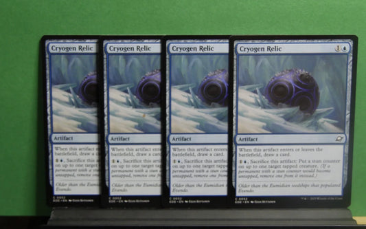 MTG EOE: X4 Cryogen Relic (Artifact) Edge of Eternities Regular Common 0052
