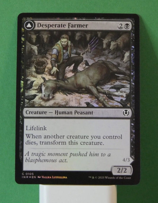 Desperate Farmer Foil INR 105 Magic The Gathering transform creature card