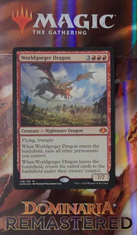 MTG DMR: Worldgorger Dragon (Creature) Dominaria Remastered Mythic Foil 148