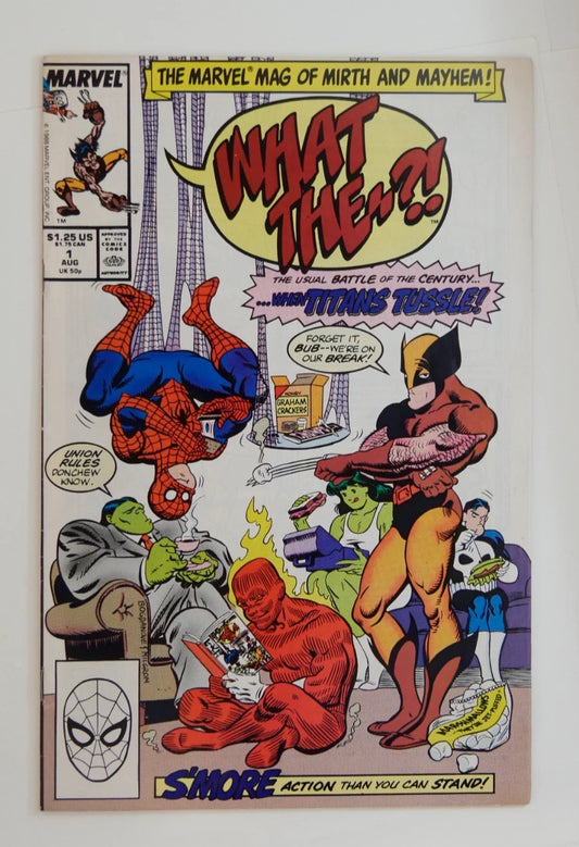 What The-?! #1 (Marvel Comics August 1988)