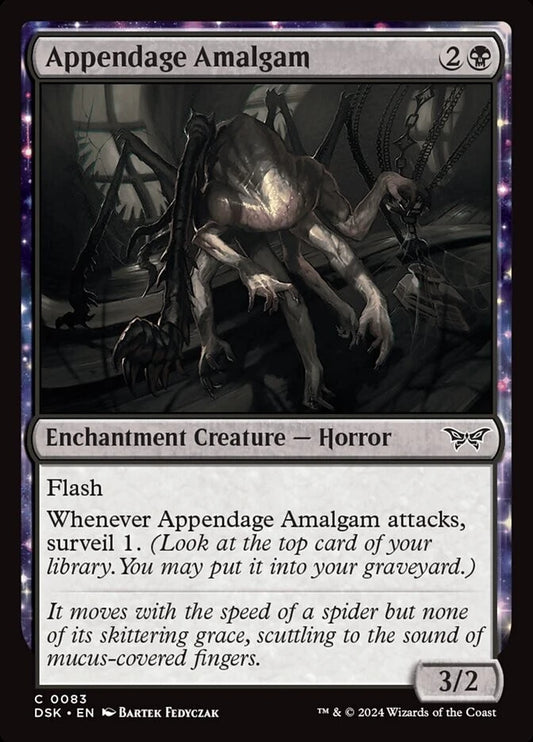 MTG DSK: Appendage Amalgam (Enchantment Creature Horror) Regular Common 0083