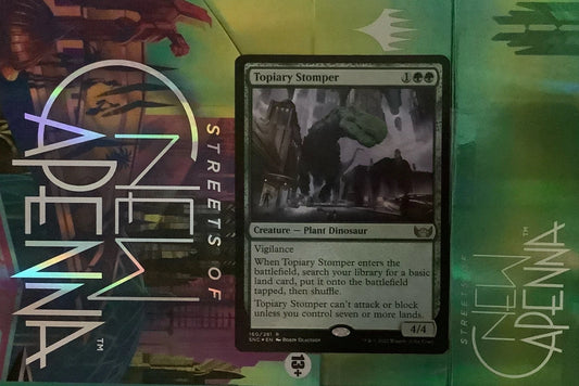 MTG SNC: Topiary Stomper (Creature) Streets of New Capenna Rare Foil 160
