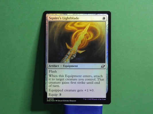 Squire's Lightblade — Edge of Eternities — Foil Common — 036
