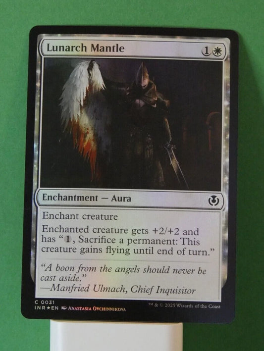 MTG INR: Lunarch Mantle (Enchantment) Innistrad Remastered Common Foil 0031