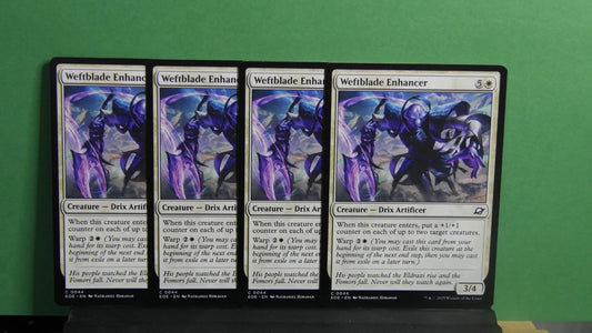 MTG EOE: X4 WEFTBLADE ENHANCER (Creature) Edge of Eternities Common 0044