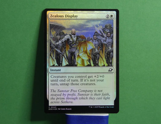 MTG EOE: Zealous Display (Instant) Common Foil Edge of Eternities  0045